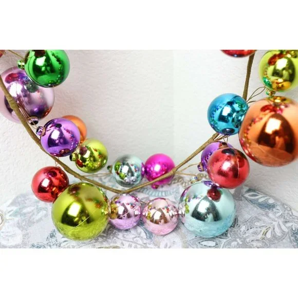 NEW RAZ Imports Multicolored Christmas Garland 4 FEET Long Holiday Decorations - Picture 1 of 10